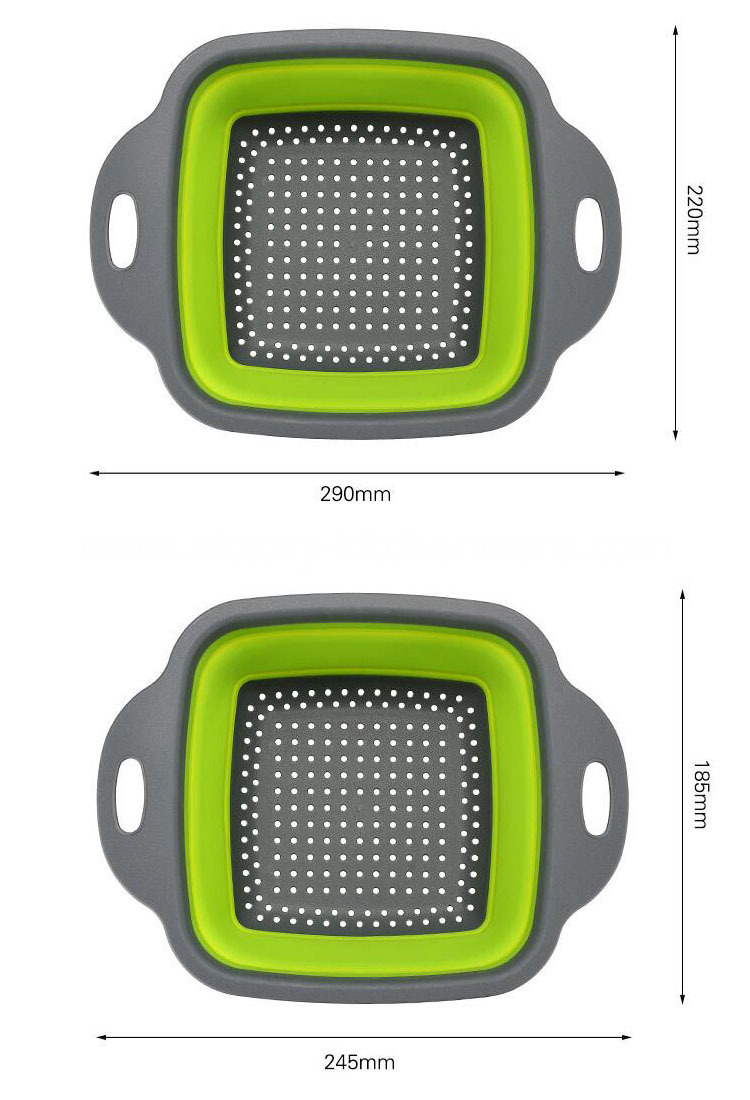Square Shape PP+TPR Colander Square Shape PP+TPR Colander